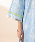Women's Unstitched Lawn Printed Blue 3 Piece Suit